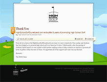 Tablet Screenshot of highschoolgolfscoreboard.com
